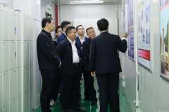 宜春市电子信息产业链招商小分队莅临银川海辰室内空气净化有限公司参观调研